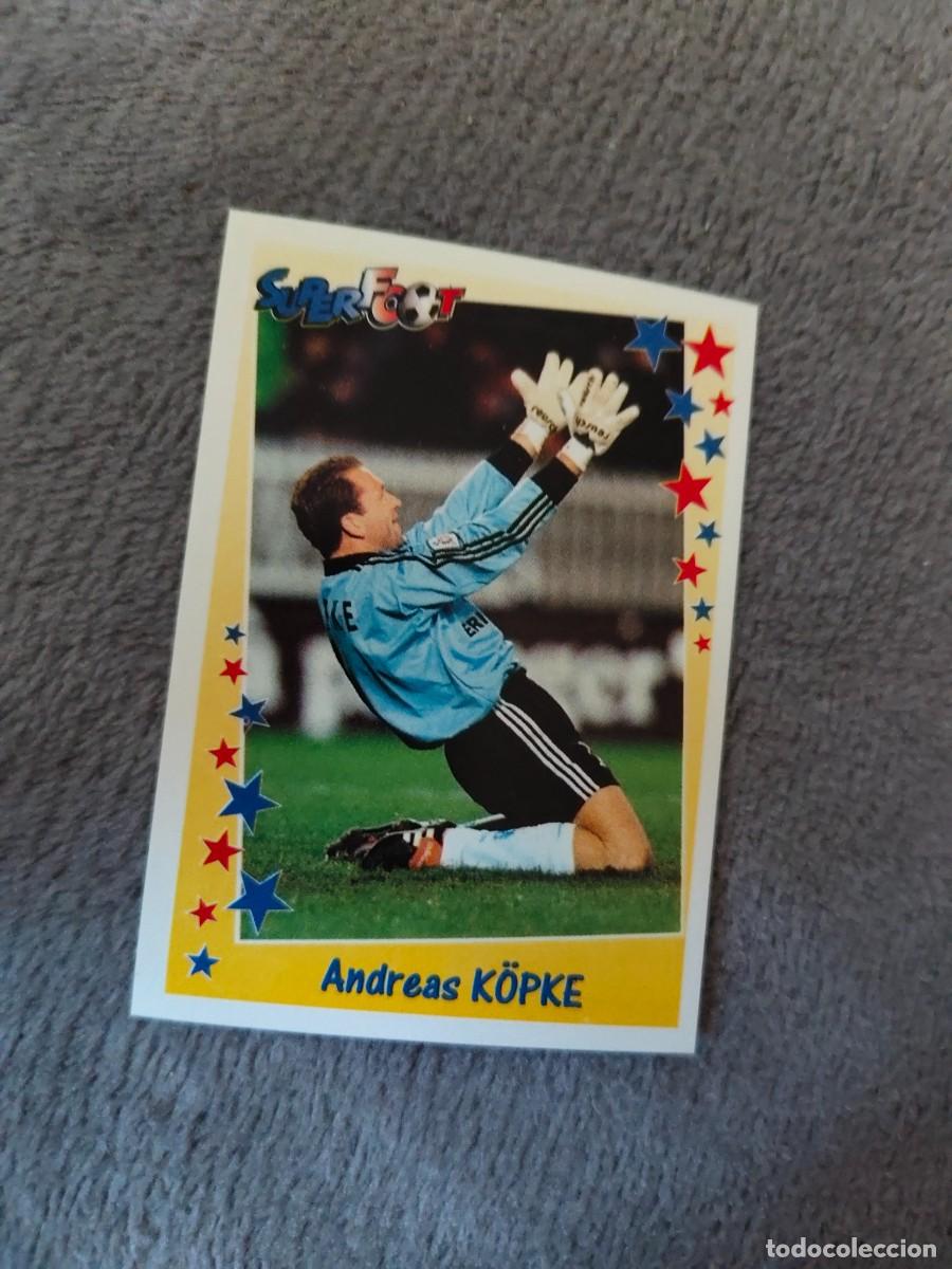 Cromos de f&uacute;tbol: 27 SUPERFOOT 98 99 ANDREAS K&Ouml;PKE LES GARDIENS PANINI 1998 1999 LIGUE 1 FRANCIA AAK