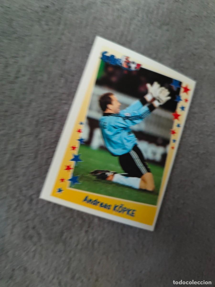 Cromos de f&uacute;tbol: 27 SUPERFOOT 98 99 ANDREAS K&Ouml;PKE LES GARDIENS PANINI 1998 1999 LIGUE 1 FRANCIA AAK