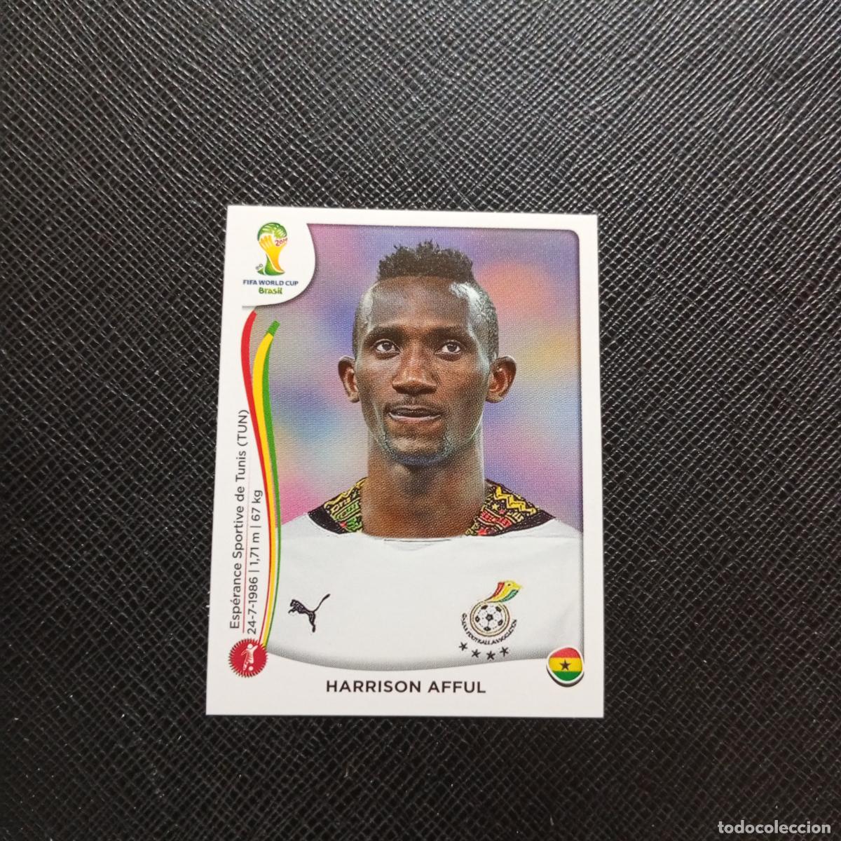 Cromos de f&uacute;tbol: 532 HARRISON AFFUL GHANA PANINI MUNDIAL BRASIL 2014 CROMO FUTBOL 14 - SIN PEGAR - CJ1