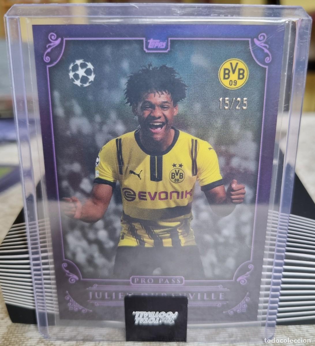 Cromos de f&uacute;tbol: Julien DURANVILLE /25 (Numerada) BORUSSIA DORTMUND. Topps Total Football 2024 2025 24 25