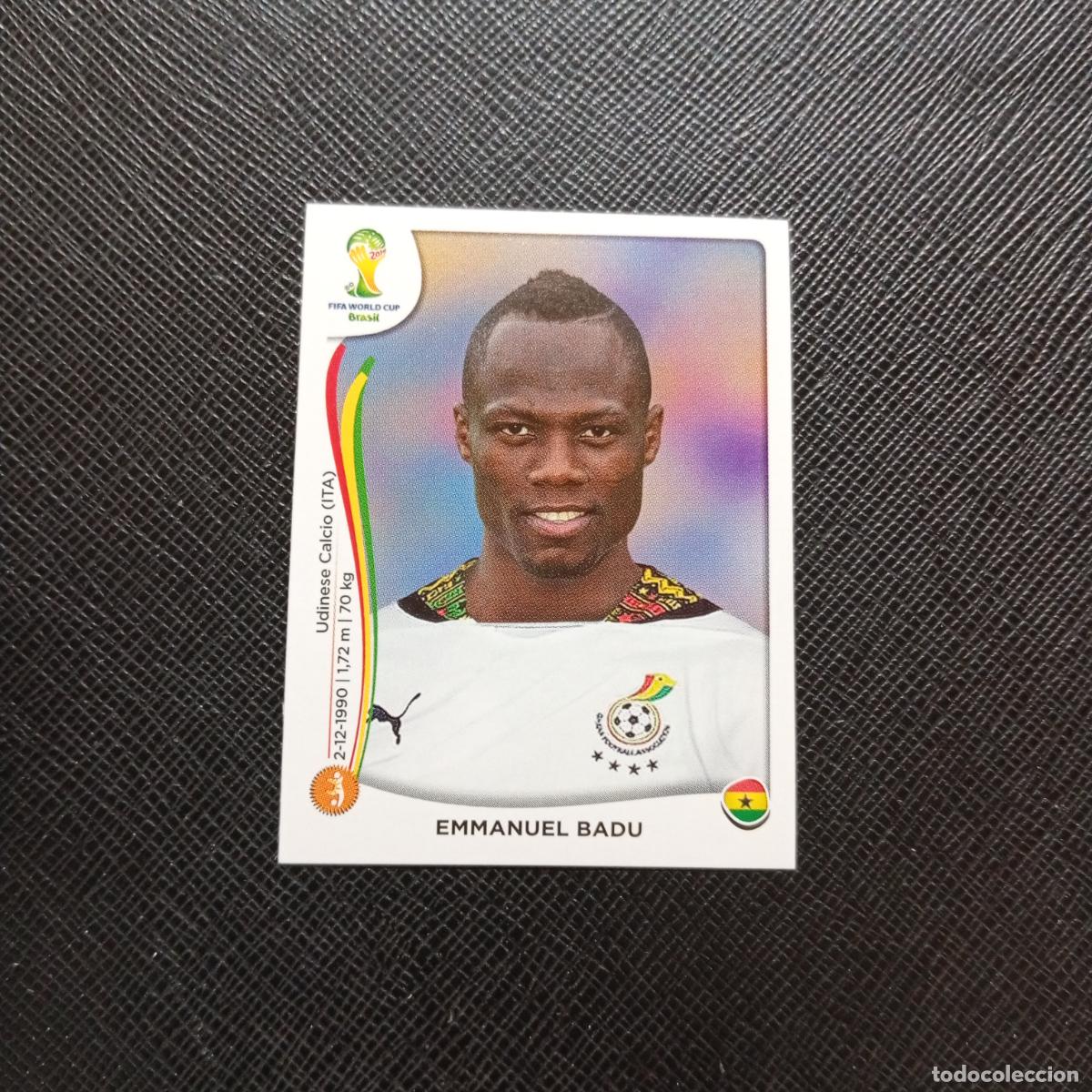 Cromos de f&uacute;tbol: 535 EMMANUEL BADU GHANA PANINI MUNDIAL BRASIL 2014 CROMO FUTBOL 14 - SIN PEGAR - CJ1