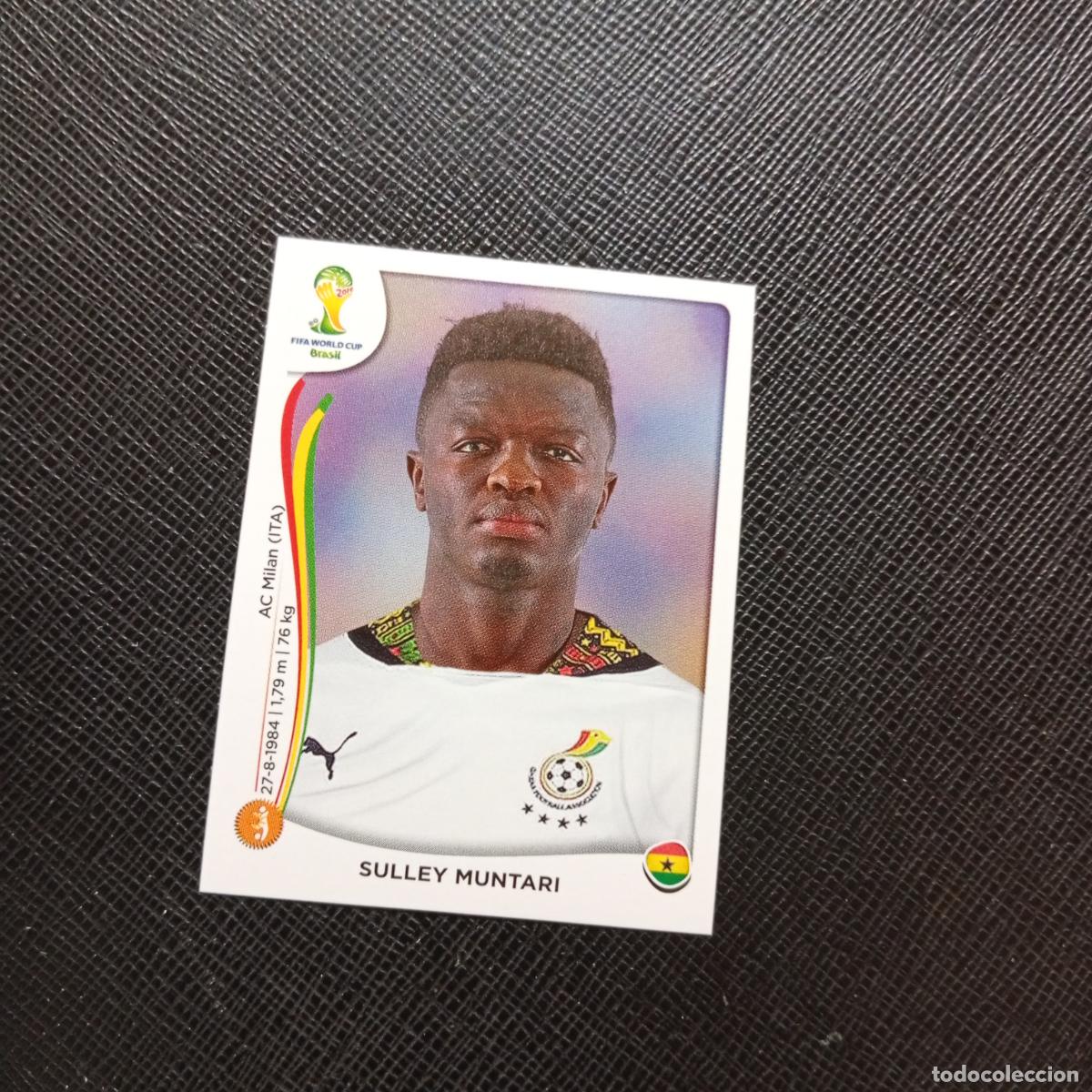 Cromos de f&uacute;tbol: 537 SULLEY MUNTARI GHANA PANINI MUNDIAL BRASIL 2014 CROMO FUTBOL 14 - SIN PEGAR - CJ1