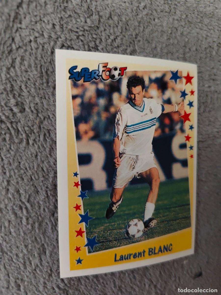 Fu&szlig;ball-Sticker: 58 SUPERFOOT 98 99 LAURENT BLANC LES DEFENSEURS PANINI 1998 1999 LIGUE 1 FRANCIA AAK