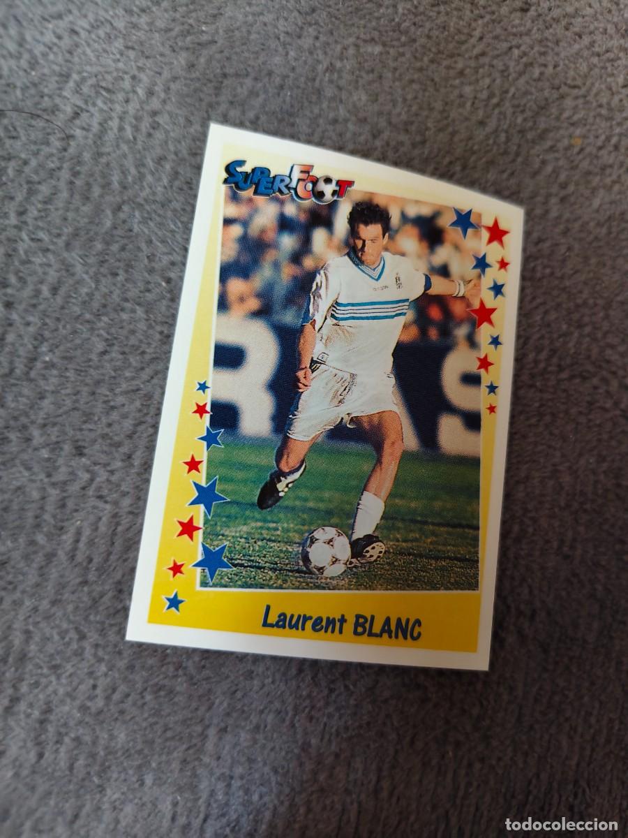 Fu&szlig;ball-Sticker: 58 SUPERFOOT 98 99 LAURENT BLANC LES DEFENSEURS PANINI 1998 1999 LIGUE 1 FRANCIA AAK
