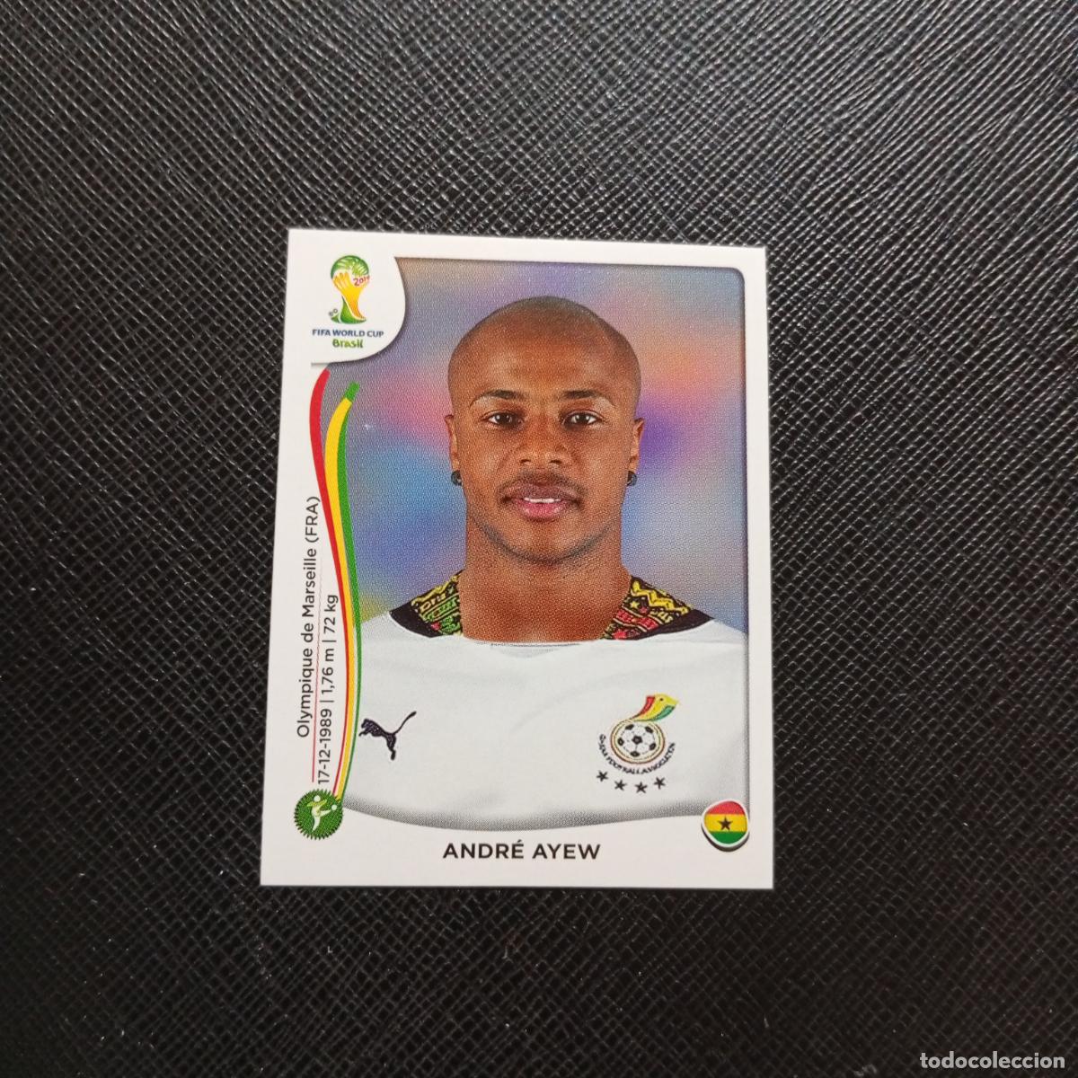 Cromos de f&uacute;tbol: 542 ANDRE AYEW GHANA PANINI MUNDIAL BRASIL 2014 CROMO FUTBOL 14 - SIN PEGAR - CJ1