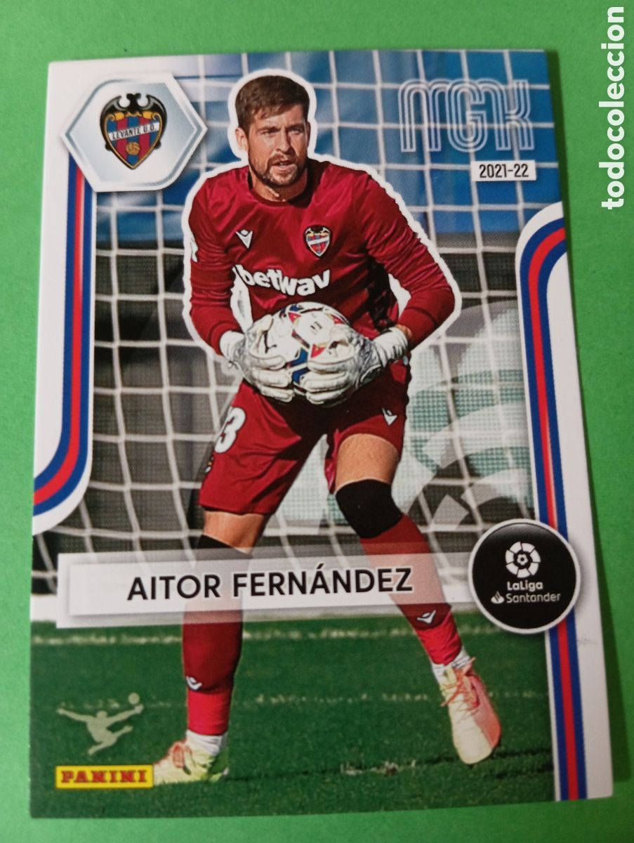 Cromos de Futebol: Aitor Fern&aacute;ndez Levante n&deg;200 / PANINI MEGACRACKS 2021/2022