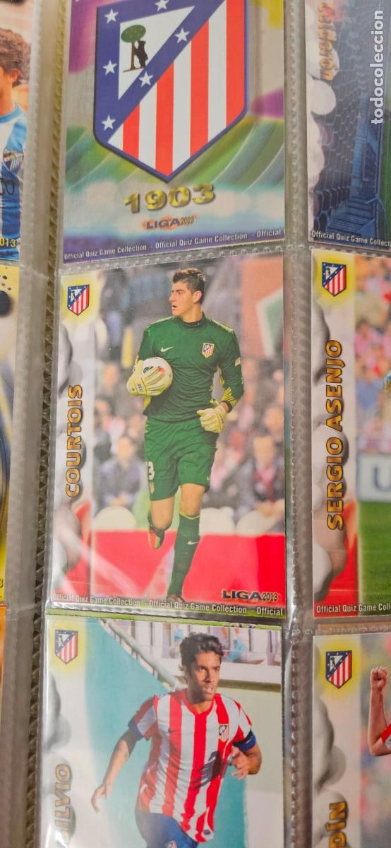 Cromos de Futebol: Courtois - N&ordm; 112 - Atl&eacute;tico de Madrid - Jugador - Adrenalyn Liga 2012 2013 12 13 Quiz Game