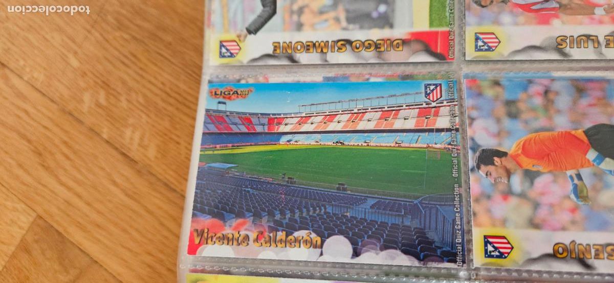 Cromos de Futebol: Vicente Calder&oacute;n - N&ordm; 110 - Atl&eacute;tico de Madrid - Estadio - Adrenalyn Liga 2012 2013 12 13 Qu