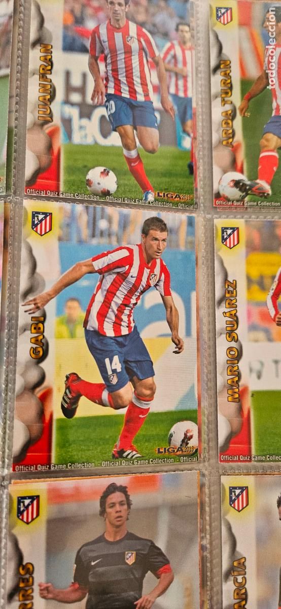 Figurine di Calcio: Gabi - N&ordm; 122 - Atl&eacute;tico de Madrid - Jugador - Adrenalyn Liga 2012 2013 12 13 Quiz Game Coll