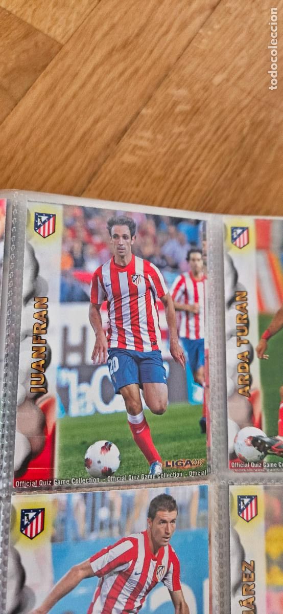 Figurine di Calcio: Juanfran - N&ordm; 119 - Atl&eacute;tico de Madrid - Jugador - Adrenalyn Liga 2012 2013 12 13 Quiz Game