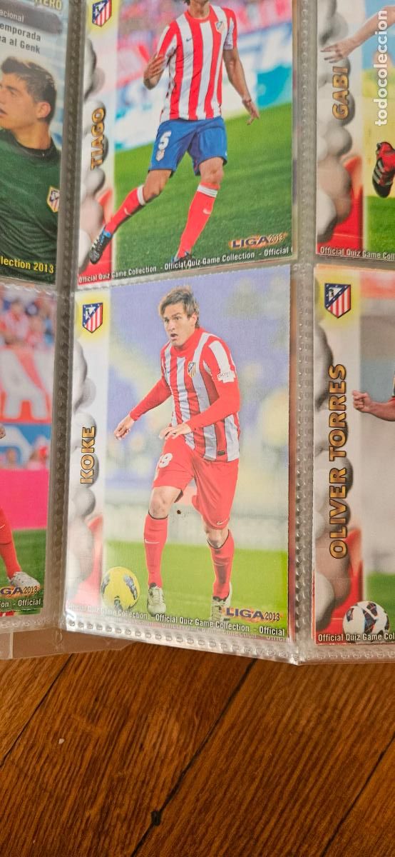 Figurine di Calcio: Koke - N&ordm; 124 - Atl&eacute;tico de Madrid - Jugador - Adrenalyn Liga 2012 2013 12 13 Quiz Game Coll