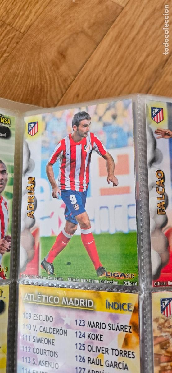 Figurine di Calcio: Adri&aacute;n - N&ordm; 127 - Atl&eacute;tico de Madrid - Jugador - Adrenalyn Liga 2012 2013 12 13 Quiz Game Co