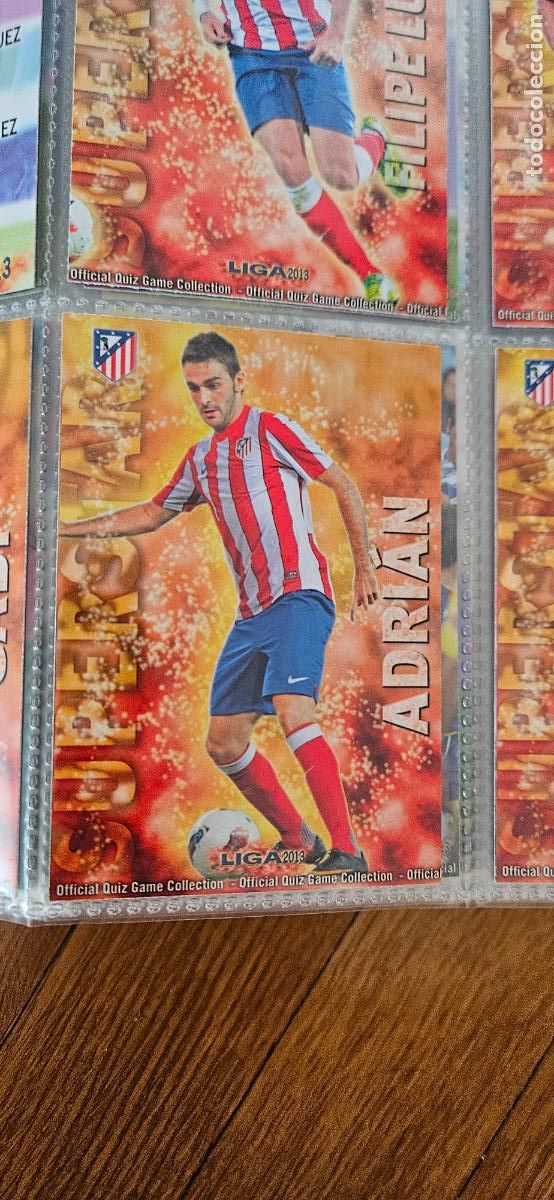 Figurine di Calcio: Adri&aacute;n - N&ordm; 134 - Atl&eacute;tico de Madrid - Superstar - Adrenalyn Liga 2012 2013 12 13 Quiz Game