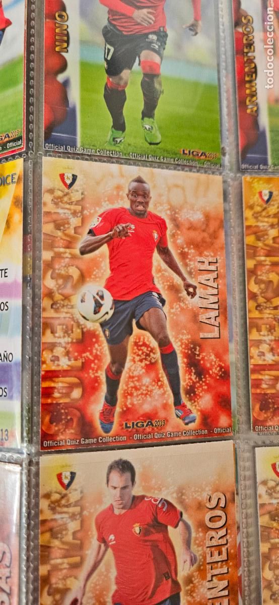 Fu&szlig;ball-Sticker: Lamah - N&ordm; 185 - Osasuna - Superstar - Adrenalyn Liga 2012 2013 12 13 Quiz Game Collection M
