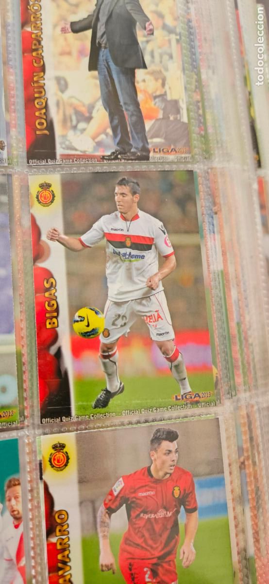Cromos de f&uacute;tbol: Bigas - N&ordm; 195 - Mallorca - Jugador - Adrenalyn Liga 2012 2013 12 13 Quiz Game Collection Mu
