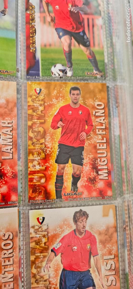 Football Stickers: Miguel Fla&ntilde;o - N&ordm; 186 - Osasuna - Superstar - Adrenalyn Liga 2012 2013 12 13 Quiz Game Colle