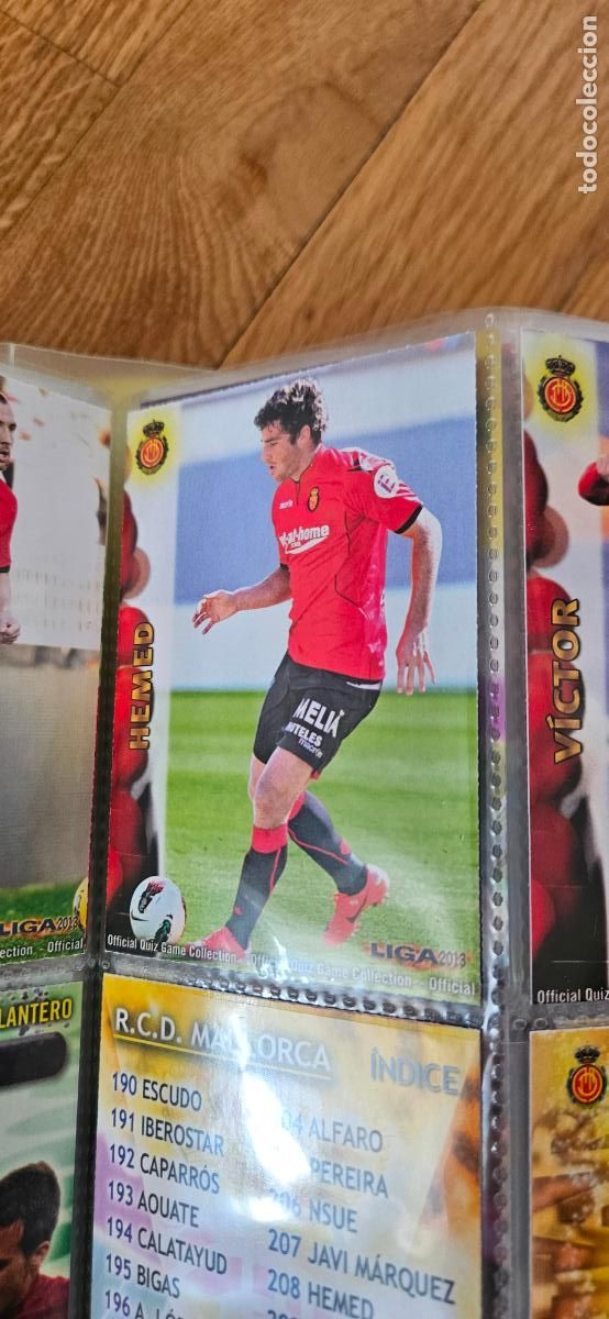 Football Stickers: Hemed - N&ordm; 207 - Mallorca - Jugador - Adrenalyn Liga 2012 2013 12 13 Quiz Game Collection Mu