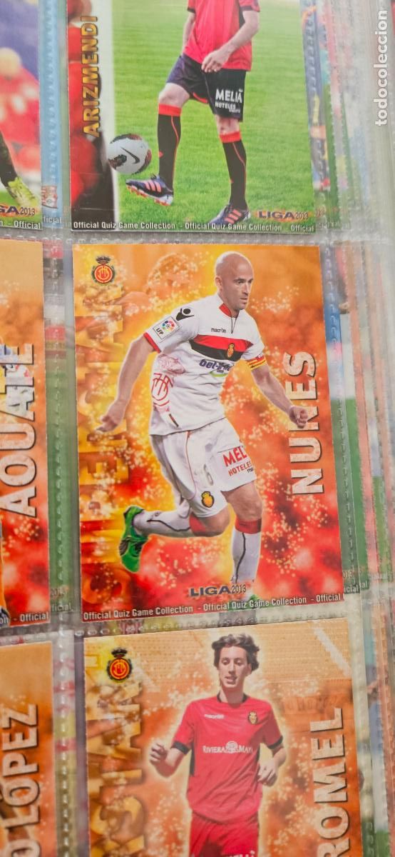 Football Stickers: Nunes - N&ordm; 212 - Mallorca - Superstar - Adrenalyn Liga 2012 2013 12 13 Quiz Game Collection