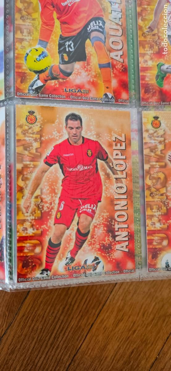 Football Stickers: A. L&oacute;pez - N&ordm; 214 - Mallorca - Superstar - Adrenalyn Liga 2012 2013 12 13 Quiz Game Collecti