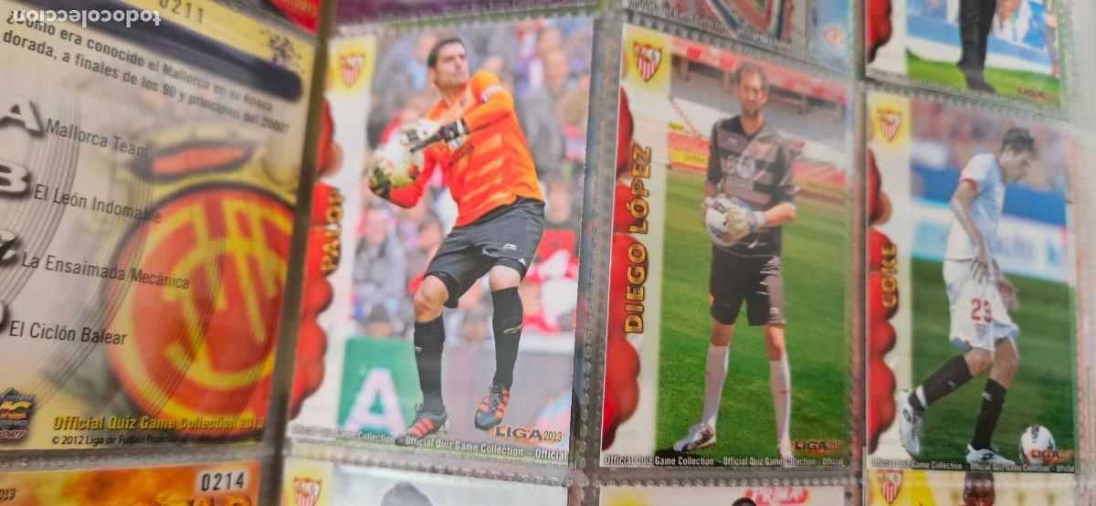 Football Stickers: Palop - N&ordm; 220 - Sevilla - Jugador - Adrenalyn Liga 2012 2013 12 13 Quiz Game Collection Mun