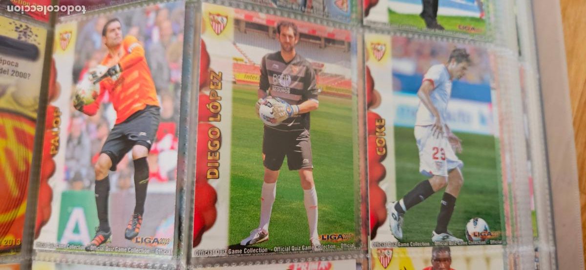 Football Stickers: Diego L&oacute;pez - N&ordm; 221 - Sevilla - Jugador - Adrenalyn Liga 2012 2013 12 13 Quiz Game Collecti