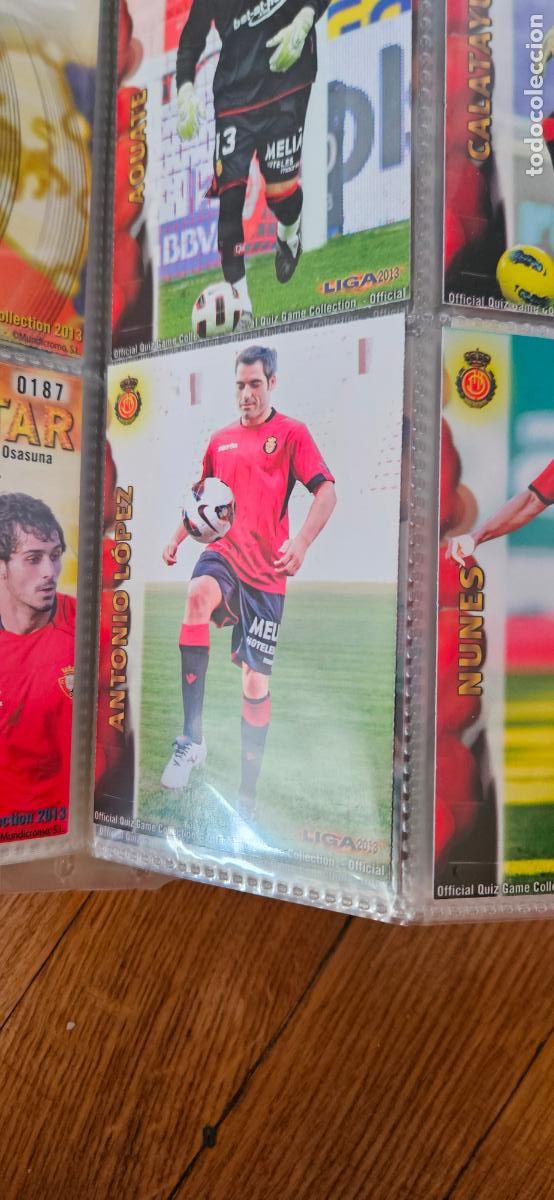 Football Stickers: A. L&oacute;pez - N&ordm; 196 - Mallorca - Jugador - Adrenalyn Liga 2012 2013 12 13 Quiz Game Collection