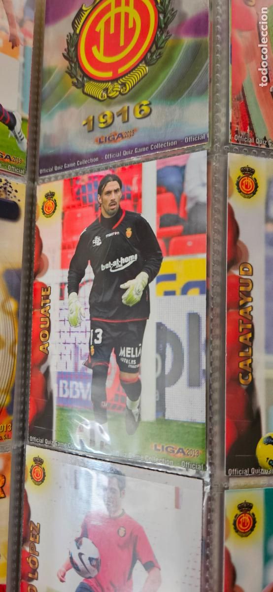Football Stickers: Aouate - N&ordm; 193 - Mallorca - Jugador - Adrenalyn Liga 2012 2013 12 13 Quiz Game Collection M