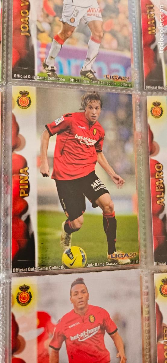 Football Stickers: Pina - N&ordm; 203 - Mallorca - Jugador - Adrenalyn Liga 2012 2013 12 13 Quiz Game Collection Mun