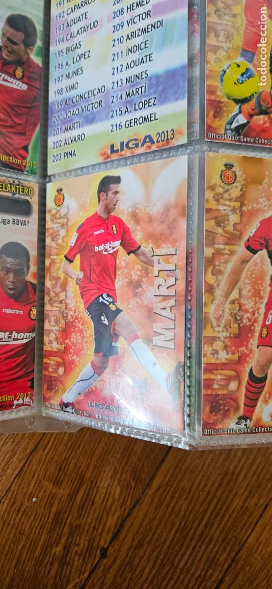 Figurine di Calcio: Mart&iacute; - N&ordm; 213 - Mallorca - Superstar - Adrenalyn Liga 2012 2013 12 13 Quiz Game Collection