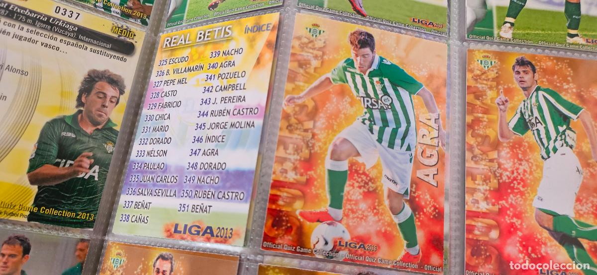 Football Stickers: Agra - N&ordm; 346 - Real Betis - &Iacute;ndice - Adrenalyn Liga 2012 2013 12 13 Quiz Game Collection Mu