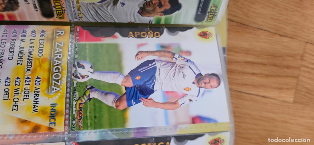 Cromos de f&uacute;tbol: Apo&ntilde;o - N&ordm; 424 - Zaragoza - Jugador - Adrenalyn Liga 2012 2013 12 13 Quiz Game Collection Mu