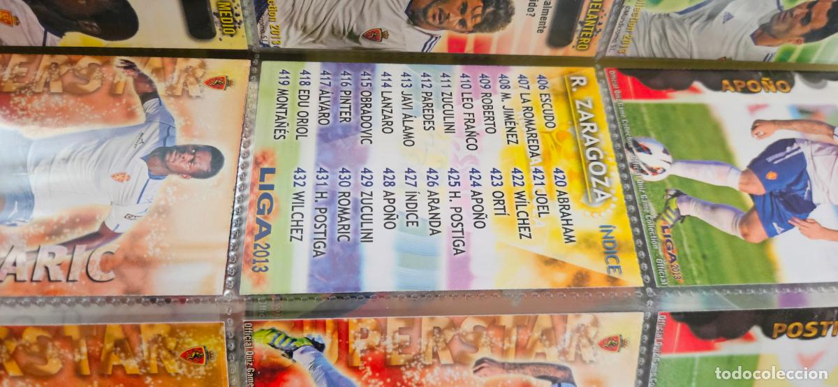 Cromos de f&uacute;tbol: &Iacute;ndice - N&ordm; 427 - Zaragoza - &Iacute;ndice - Adrenalyn Liga 2012 2013 12 13 Quiz Game Collection Mu