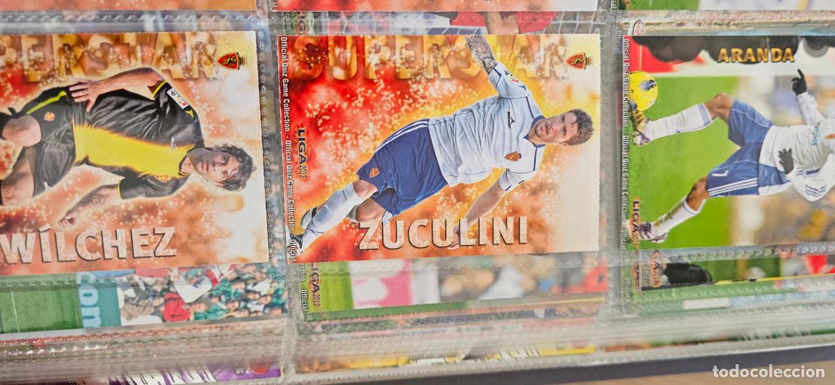 Fu&szlig;ball-Sticker: Zuculini - N&ordm; 429 - Zaragoza - Superstar - Adrenalyn Liga 2012 2013 12 13 Quiz Game Collecti