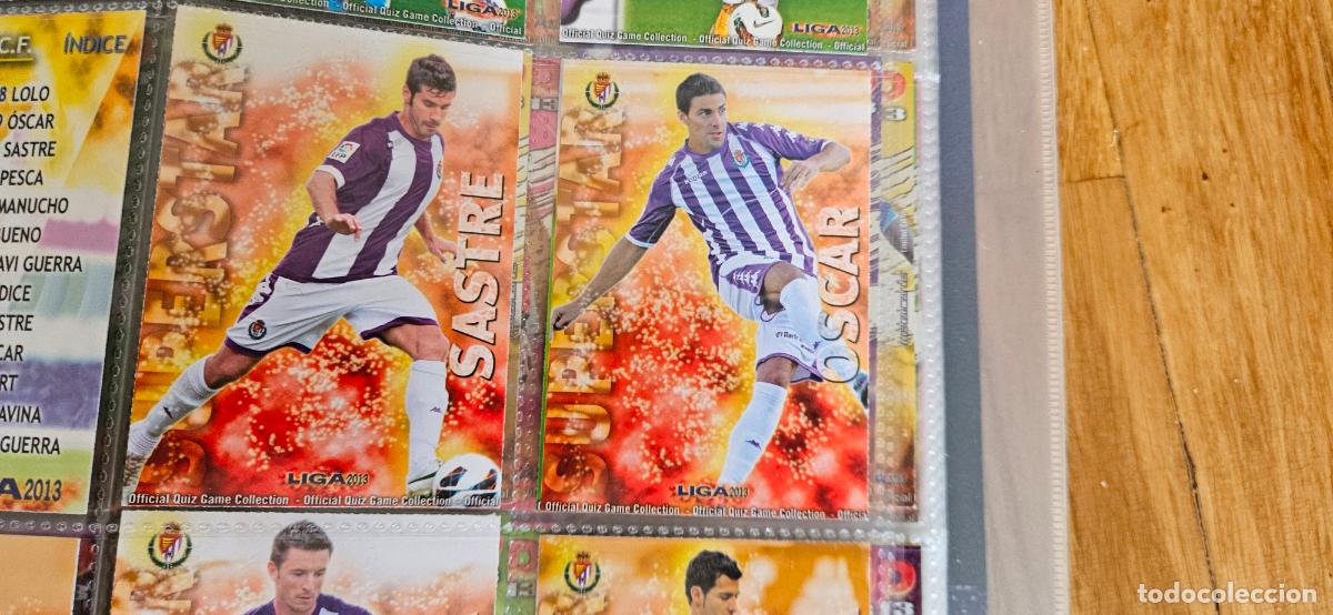 Football Stickers: &Oacute;scar - N&ordm; 536 - Real Valladolid - Superstar - Adrenalyn Liga 2012 2013 12 13 Quiz Game Coll