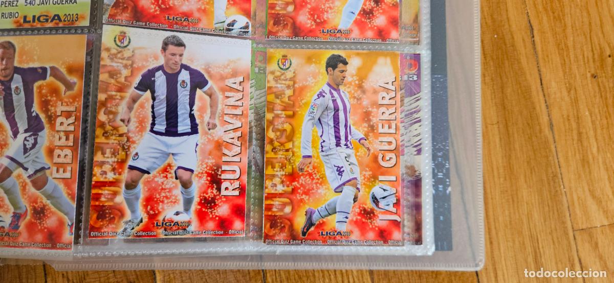 Football Stickers: Javi Guerra - N&ordm; 539 - Real Valladolid - Superstar - Adrenalyn Liga 2012 2013 12 13 Quiz Gam