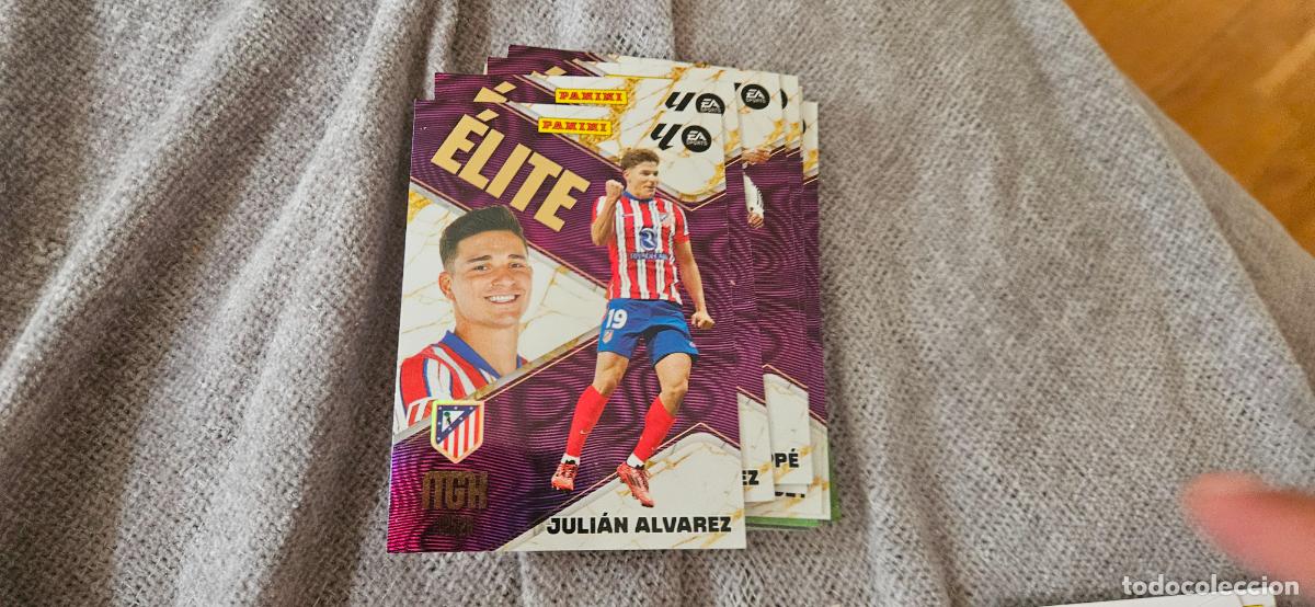 Football Stickers: Juli&aacute;n &Aacute;lvarez - N&ordm; 8 - Atl&eacute;tico de Madrid - Elite - Liga 2025 2026 25 26 Megacracks Trading