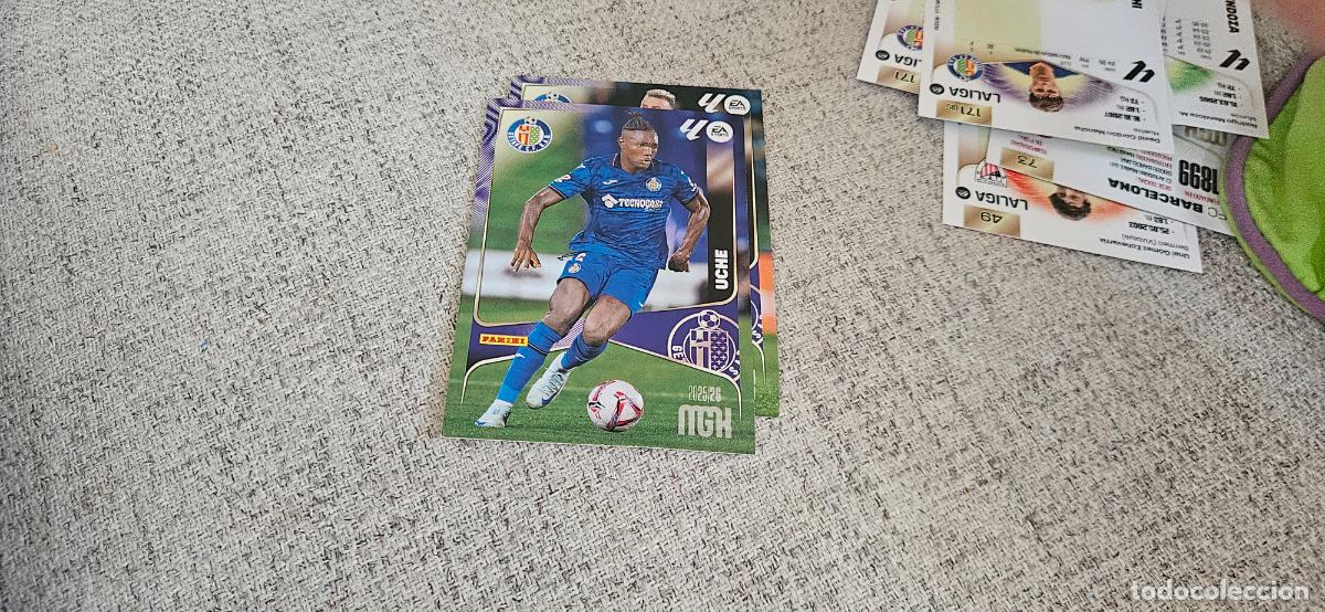Football Stickers: Uche - N&ordm; 175 - Getafe CF - Base card - Liga 2025 2026 25 26 Megacracks Trading Card