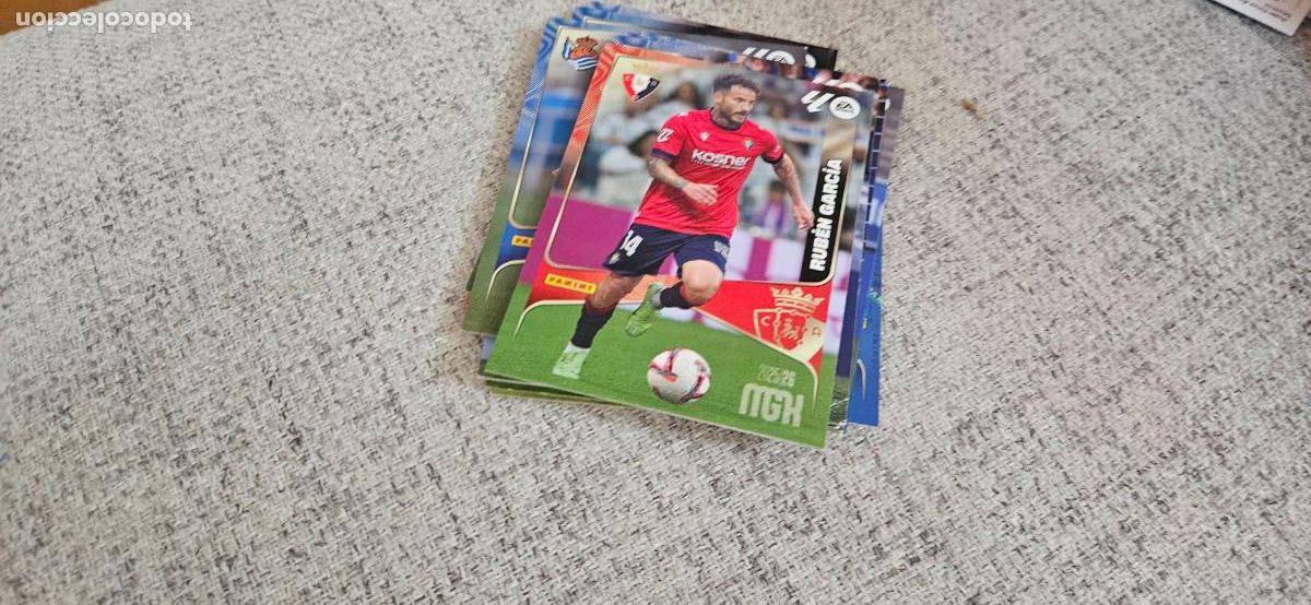 Figurine di Calcio: Rub&eacute;n Garc&iacute;a - N&ordm; 265 - C.A. Osasuna - Base card - Liga 2025 2026 25 26 Megacracks Trading C