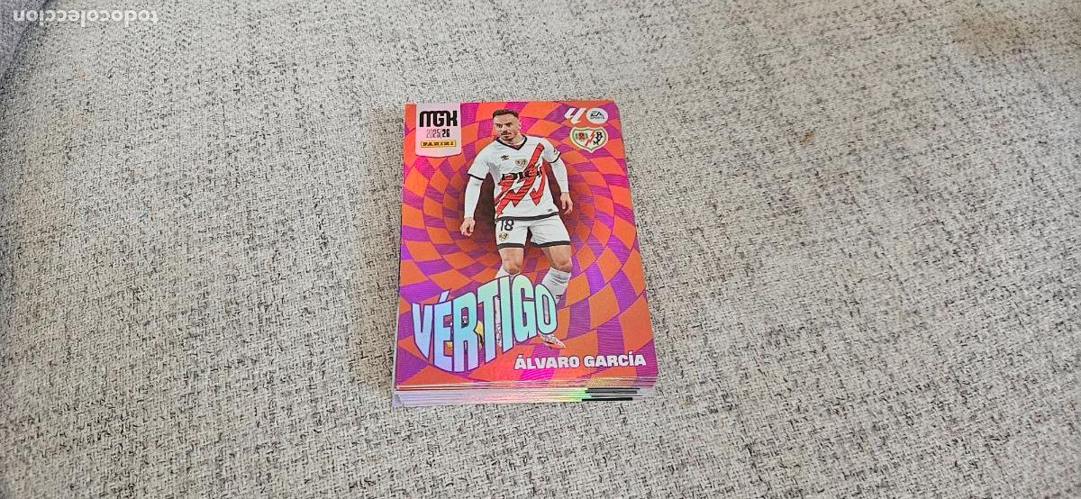 Figurine di Calcio: &Aacute;lvaro Garc&iacute;a - N&ordm; 379 - Rayo Vallecano - V&eacute;rtigo - Liga 2025 2026 25 26 Megacracks Trading