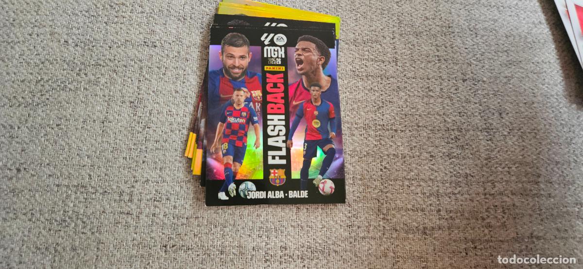 Cromos de f&uacute;tbol: Jordi Alba / Balde - N&ordm; 427 - FC Barcelona - Flash Back - Liga 2025 2026 25 26 Megacracks Tr