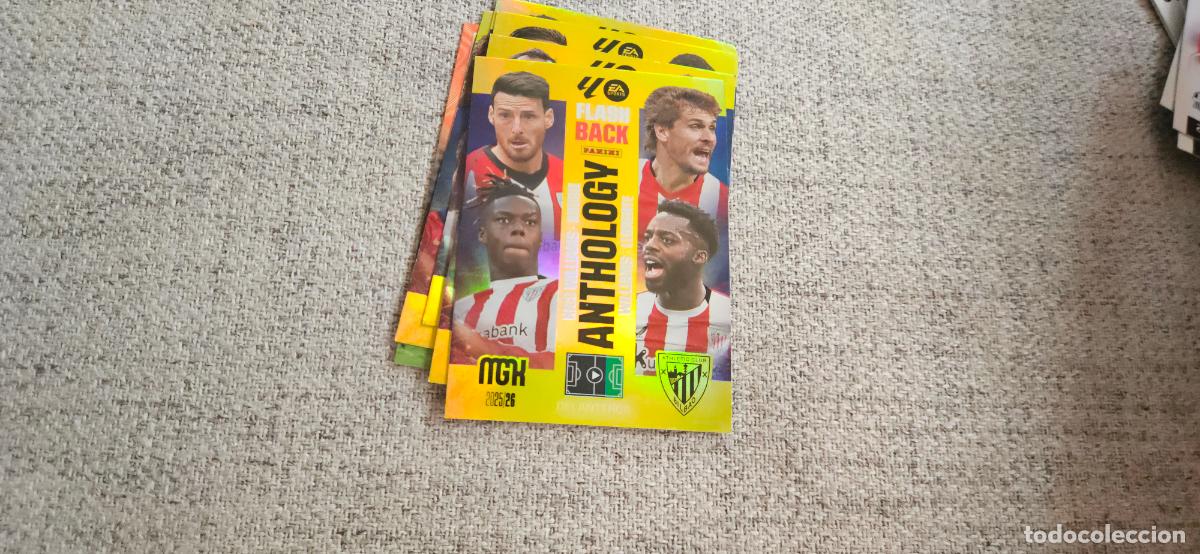 Fu&szlig;ball-Sticker: Aduriz / Llorente / Nico Williams / Williams - N&ordm; 433 - Athletic Club - Flash Back Anthology