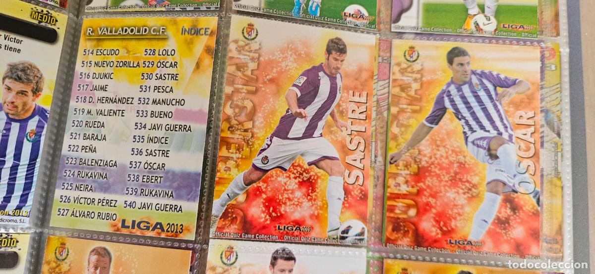 Football Stickers: Sastre - N&ordm; 535 - Real Valladolid - &Iacute;ndice - Adrenalyn Liga 2012 2013 12 13 Quiz Game Collec