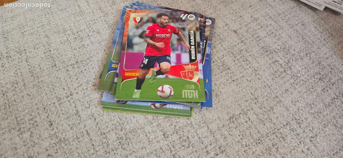 Football Stickers: Rub&eacute;n Garc&iacute;a - N&ordm; 265 - C.A. Osasuna - Base card - Liga 2025 2026 25 26 Megacracks Trading C