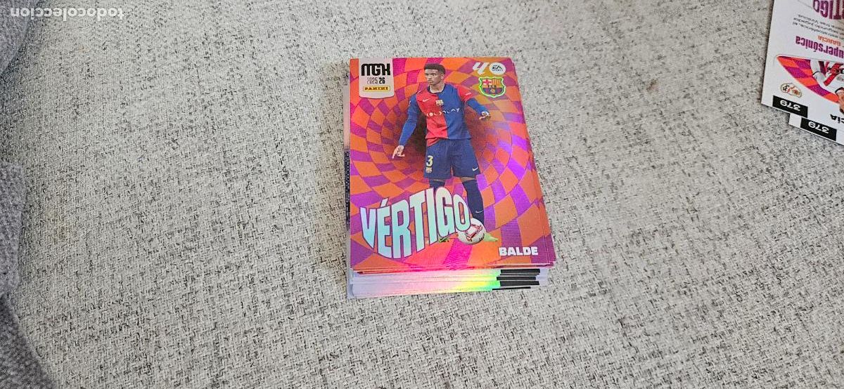 Cromos de f&uacute;tbol: Balde - N&ordm; 380 - FC Barcelona - V&eacute;rtigo - Liga 2025 2026 25 26 Megacracks Trading Card