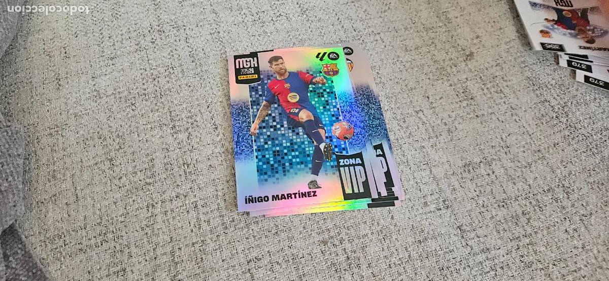 Cromos de f&uacute;tbol: &Iacute;&ntilde;igo Mart&iacute;nez - N&ordm; 396 - FC Barcelona - Zona VIP - Liga 2025 2026 25 26 Megacracks Trading