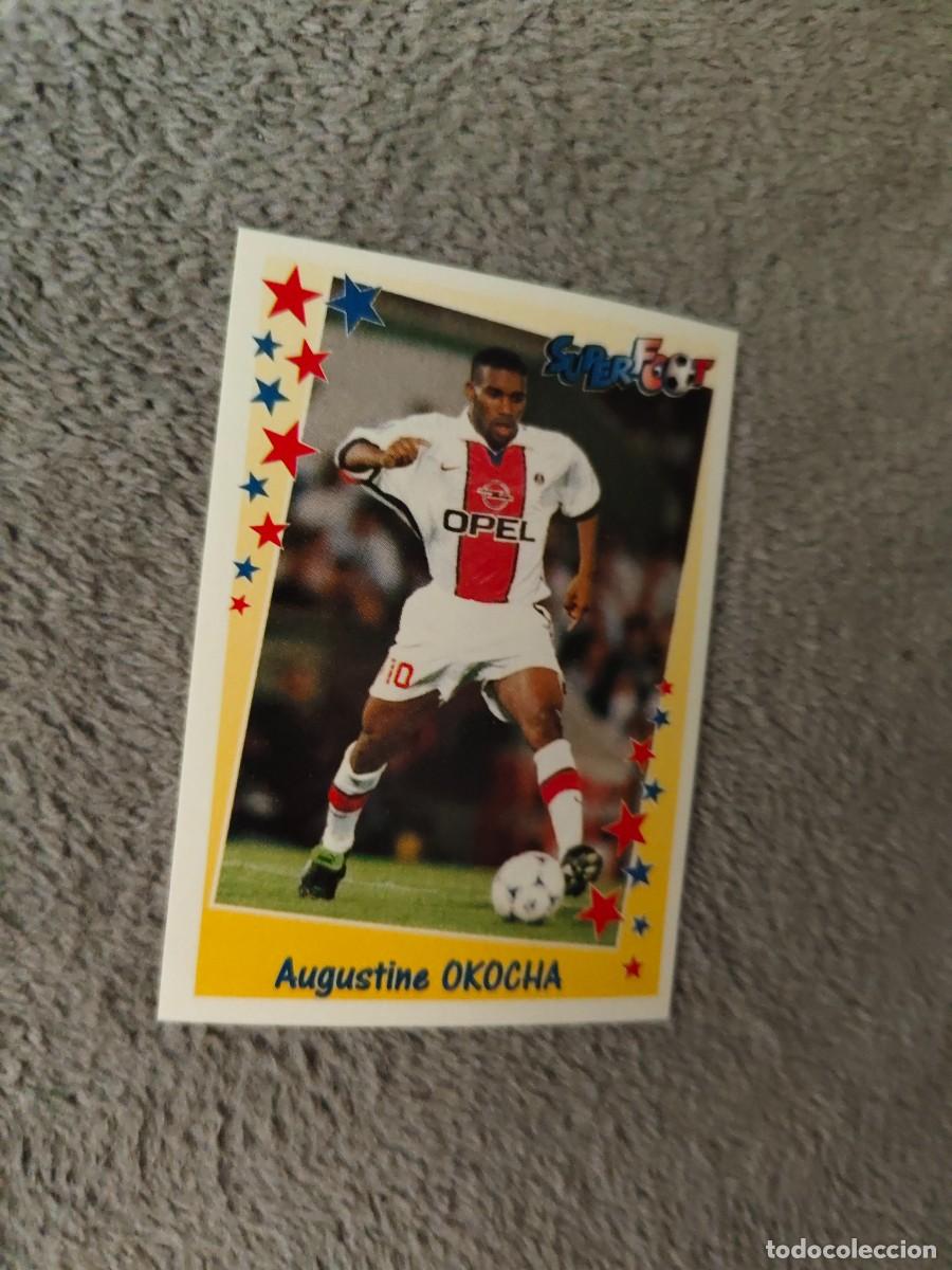 Fu&szlig;ball-Sticker: 84 SUPERFOOT 98 99 AUGUSTINE OKOCHA PSG PARIS LES MILIEUX PANINI 1998 1999 LIGUE 1 FRANCIA AAK
