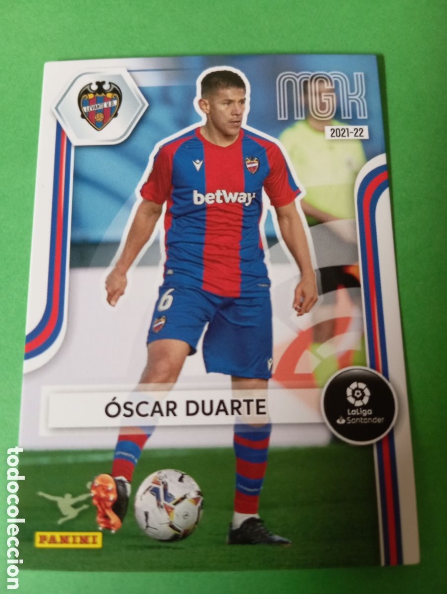 Fu&szlig;ball-Sticker: &Oacute;scar Duarte Levante n&deg;204 / PANINI MEGACRACKS 2021/2022
