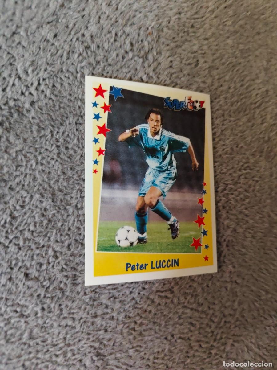 Fu&szlig;ball-Sticker: 90 SUPERFOOT 98 99 PETER LUCCIN LES MILIEUX PANINI 1998 1999 LIGUE 1 FRANCIA AAK
