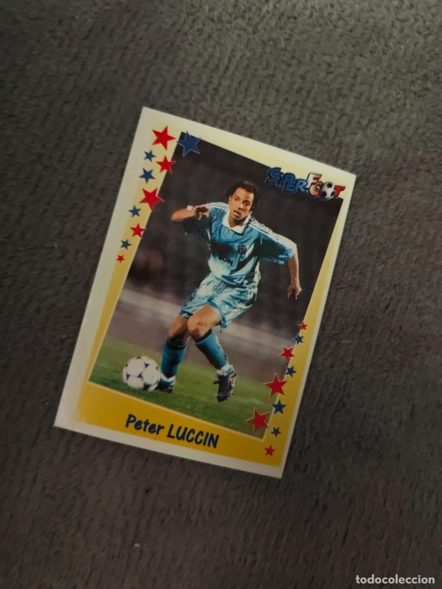 Fu&szlig;ball-Sticker: 90 SUPERFOOT 98 99 PETER LUCCIN LES MILIEUX PANINI 1998 1999 LIGUE 1 FRANCIA AAK