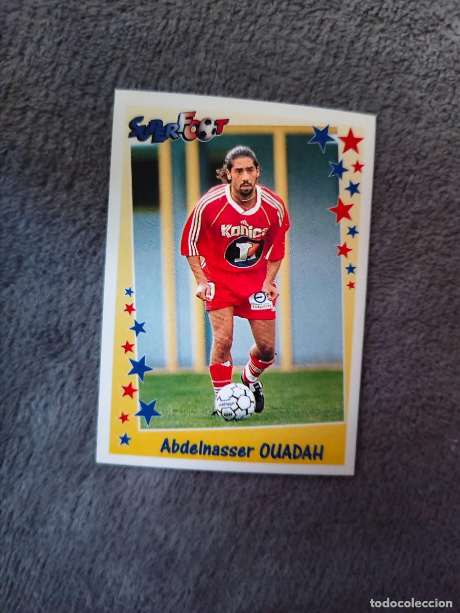 Fu&szlig;ball-Sticker: 95 SUPERFOOT 98 99 ABDELNASSER OUADAH LES MILIEUX PANINI 1998 1999 LIGUE 1 FRANCIA AAK